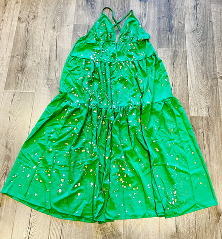 SOLD ARCHIVED - Green and Gold Maxi