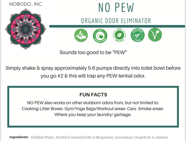 NO-PEW - Organic Odor Eliminator